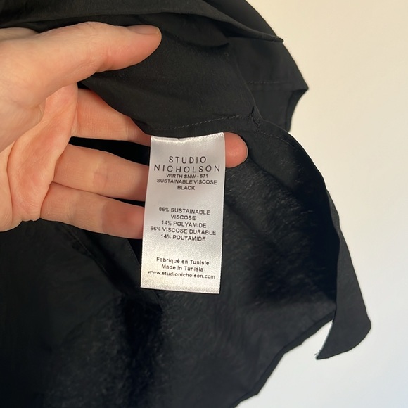 Studio Nicholson black button up - Picture 4 of 4